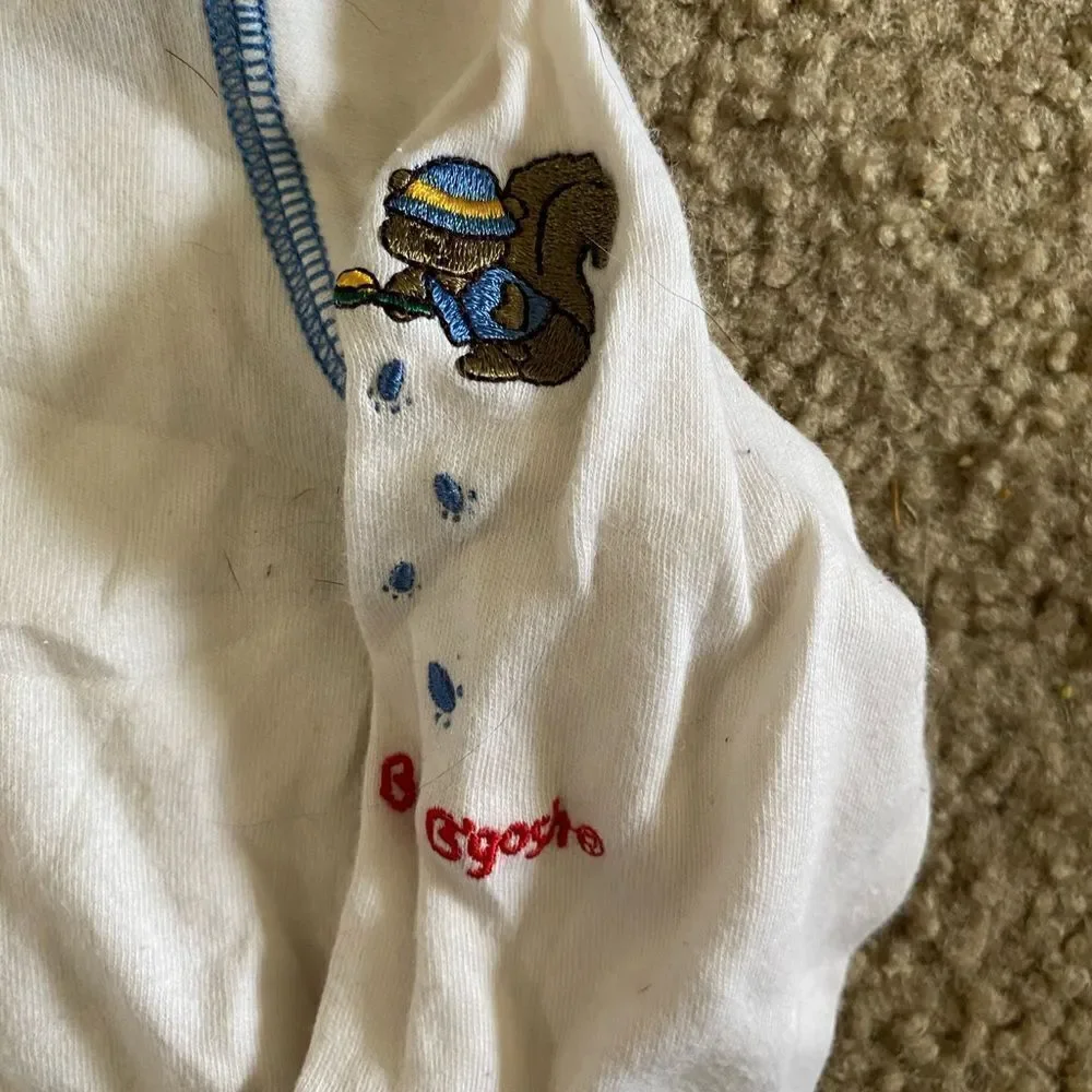 Vintage Baby B’gosh OshKosh Squirrel Onesie Outfit